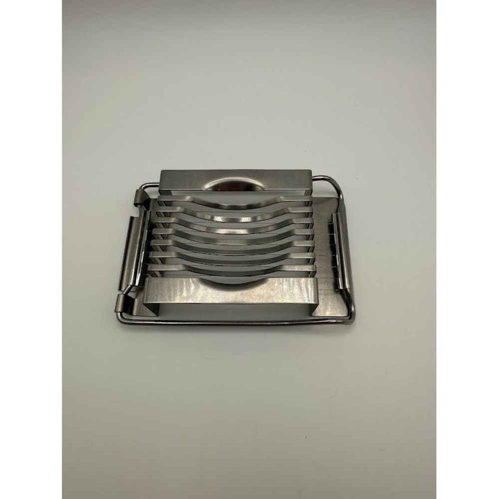 Vintage Hard Boiled Egg Slicer Wire Aluminum Metal - Made In West Germany